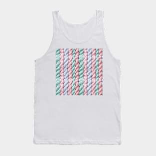 Pastel Knit Waves Tank Top